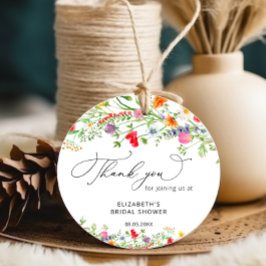 Möhippa av färgad blommigt för vilda blommor gåvor etiketter