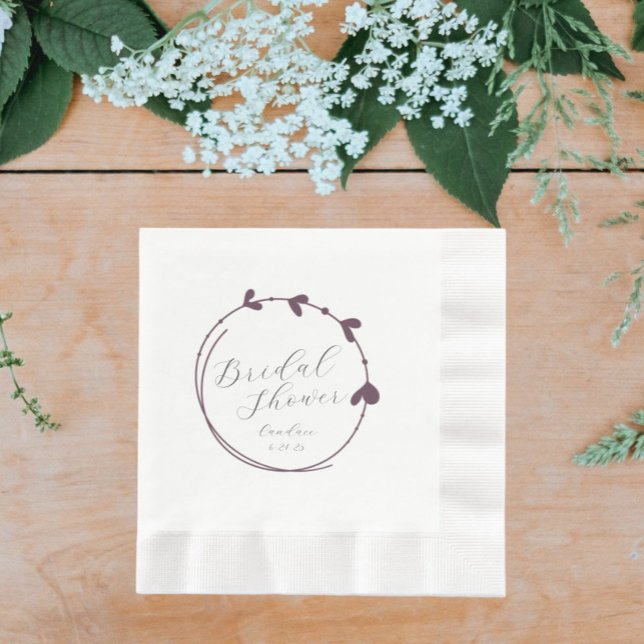 Möhippa av hjärtklappning pappersservett (In Situ Wedding)