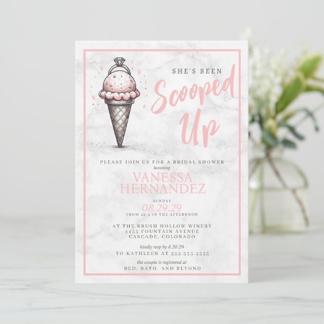 Möhippa av isgrädda inbjudningar (Stående Fram)