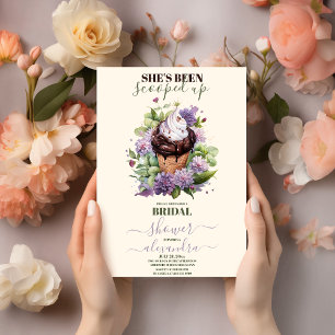 Möhippa av isgräs upp inbjudningar