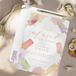 Möhippa av isskiffsvans infunderad med Kärlek Inbjudningar