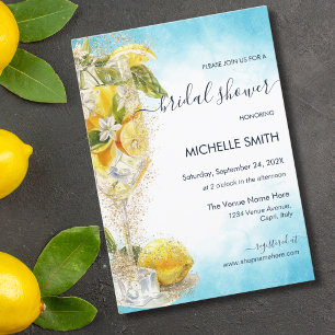 Möhippa av Italien Citrus Summer Cocktail Inbjudningar