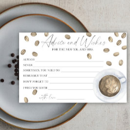 Möhippa av kaffe och Önskemål Brevpapper