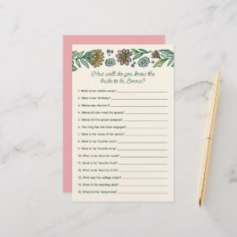 Möhippa av konstnärligt skandinaviskt Blommigt Brevpapper