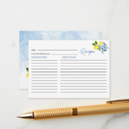 Möhippa av Lemon Main Squeeze-, elegant, vattenfär Tilläggskort