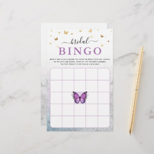 Möhippa av Lila Butterfly- för vattenfärg