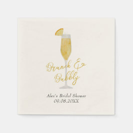 Möhippa av Mimosa Brunch Cocktail Glass Pappersservett