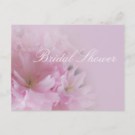 Möhippa av mjuk rosa-körsbärssystem inbjudan vykort