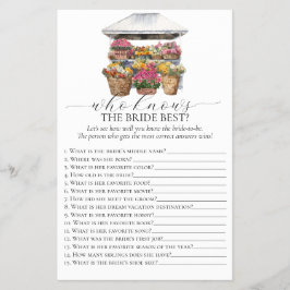 Möhippa av säljspel utanför Blommigten Flygblad