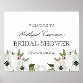 Möhippa av snygg Blommigt Poster