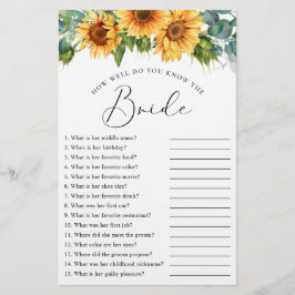 Möhippa av solrosbrider