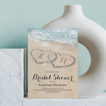 Möhippa av tropisk Vintage Beach Heart