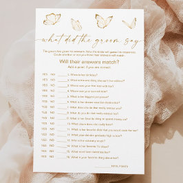 Möhippa av vad Groom sa spel