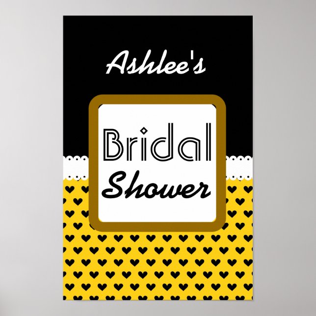 Möhippa B01 för svartvit gult- Poster (Framsidan)