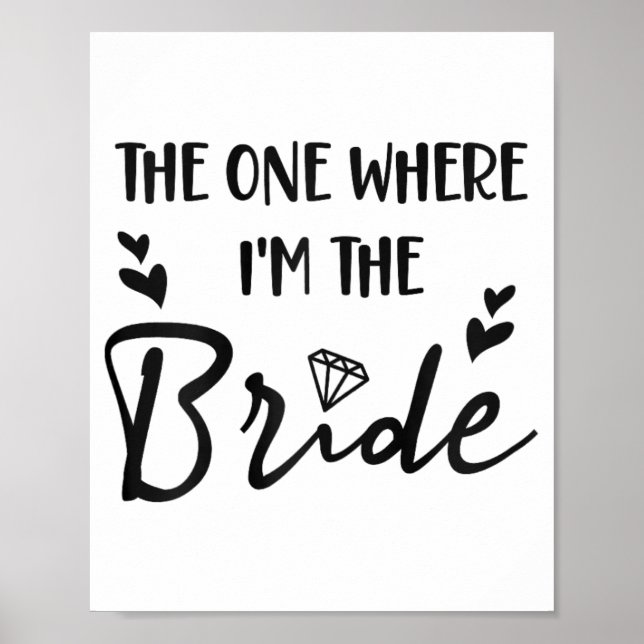 Möhippa Bachelorette är den där jag är Br. Poster (Framsidan)