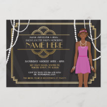 Möhippa Bachelorette Party 1920:s inbjudan