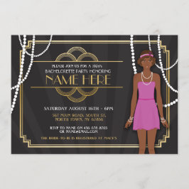 Möhippa Bachelorette Party 1920:s inbjudan