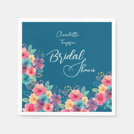 Möhippa Bash för färgade Blommar Pappersservett