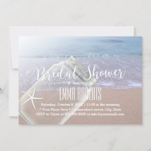 Möhippa Beach Wedding Starfish & Mason Burk Inbjudningar