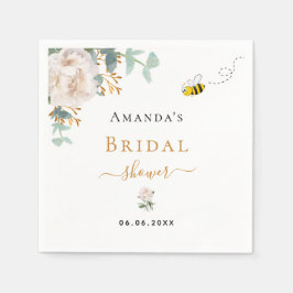 Möhippa Bin blommigt eucalyptus greenery Pappersservett