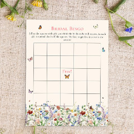 Möhippa Bingo | Bohemian Wildblommor & Butterflies