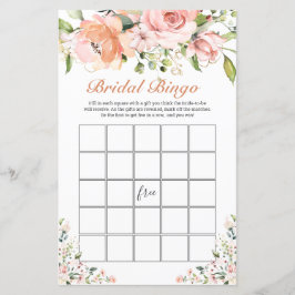 Möhippa Bingo Game Blommigt Greenery Papprare Laka