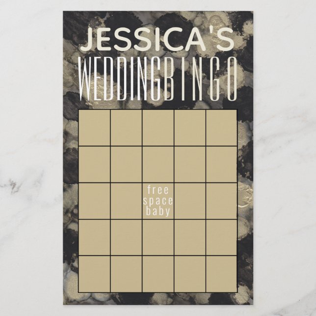 Möhippa BINGO Goldskuggor och  Flygblad (Framsidan)