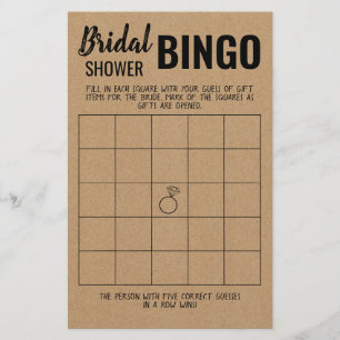 Möhippa Bingo-kort Flygblad