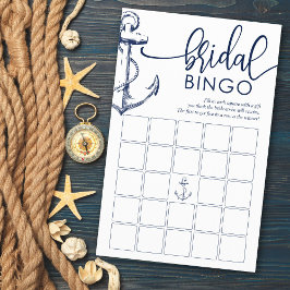 Möhippa Bingo Nautical Anchor Shower-spel