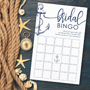 Möhippa Bingo Nautical Anchor Shower-spel