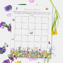 Möhippa Bingo | Sommarblommor och fjärilar