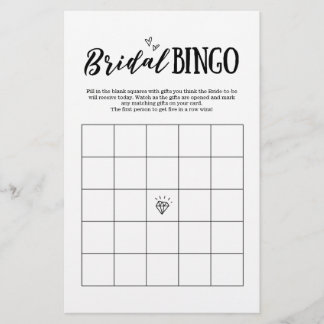Möhippa Bingo-spel för Bröllop eller Möhippa