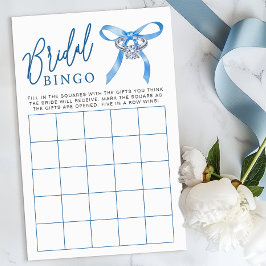 Möhippa Bingo-spel - något blått Ring