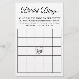 Möhippa Bingo-spelkort Flygblad