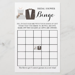 Möhippa Bingo-spelkort Flygblad