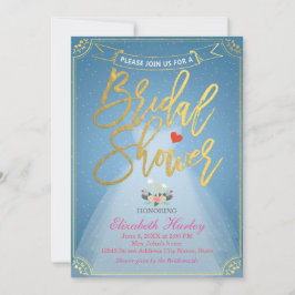 Möhippa Blommigt Bride Dress Diamond Ring Blue Inbjudningar