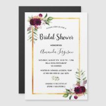 Möhippa blommigt guld greenery boho burgundy