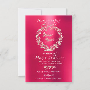 Möhippa Blommigt Utandning Hallon Rosa ros Inbjudningar