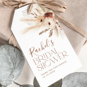 Möhippa Boho Blommigt Gift-Märkre för favoriter Presentetikett