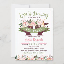 Möhippa Boho Tea Party-inbjudan Inbjudningar
