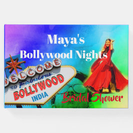 Möhippa Bollywood indisk färgstark modern Gästböcker
