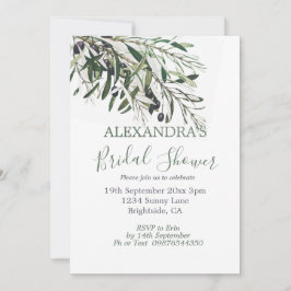 Möhippa Botaniska Grönten Olive Gren Inbjudningar