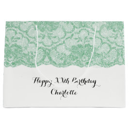 Möhippa Bröllop Birthday Mint Grönt Blommigt Snöre