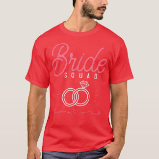 Möhippa Bröllop Brud Trupp Äktenskap Brud T Shirt