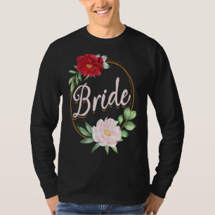 Möhippa Bröllop Brudslöja Floral Br T Shirt