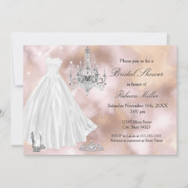 Möhippa Bröllop Dress Beige Marble White Inbjudningar