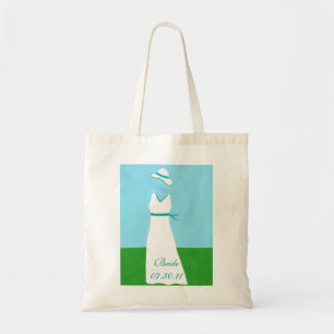 Möhippa Bröllop Dress Canvas Tote bags Tygkasse