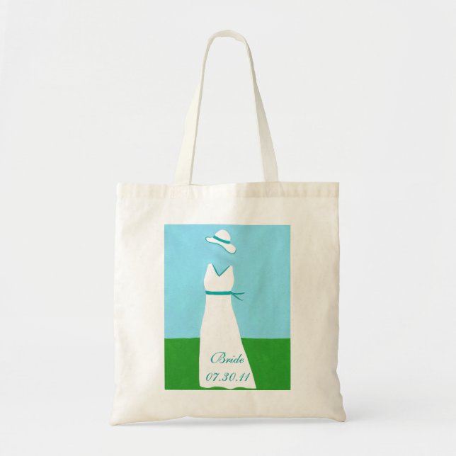 Möhippa Bröllop Dress Canvas Tote bags Tygkasse (Framsidan)