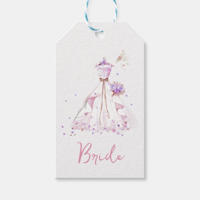 Möhippa Bröllop Dress Presentetikett (Framsidan)