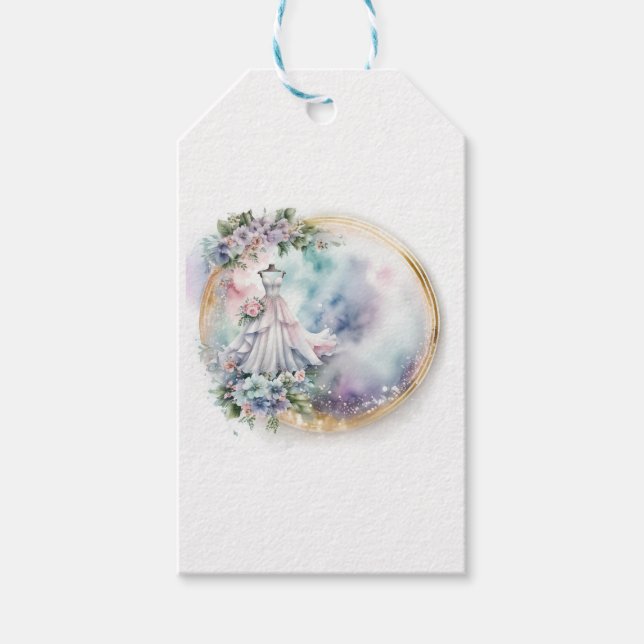 Möhippa Bröllop Dress Presentetikett (Framsidan)